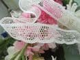 Cotton Cluny Leavers Lace Trim Off White  3 cms wide. Pattern 2070 Made in G.B.
